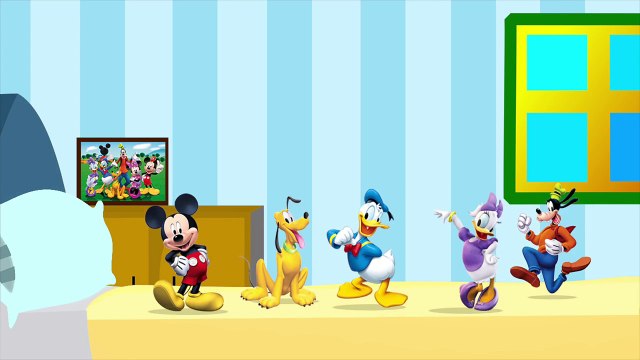 MICKEY MOUSE CLUBHOUSE FIVE LITTLE MONKEYS JUMPING ON THE BED NURSERY RHYMES BABY SONG