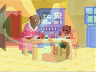 Petit Ours brun met de la peinture partout