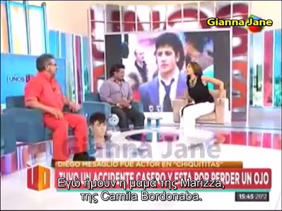 Ο Diego Mesaglio μιλάει στην Catherine Fulop για το ατύχημά του (Greek Subs)