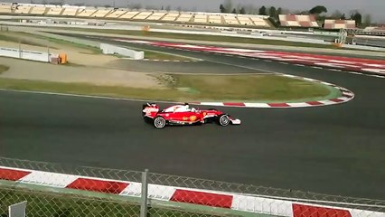 F1 2016 Barcelona Test Day 2 Ferrari / Mercedes / Force India / Williams
