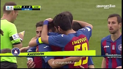 Αναγέννηση Καρδίτσας - Κέρκυρα 1-2 Karditsa -Kerkyra  Στιγμιότυπα Football League 21η Αγ. {29_2_2016}