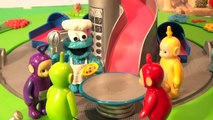 Play Doh Teletubbies and The Cookie Monster Chef , he makes them Tubby Toast from Play Doh