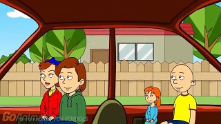 Caillou Misbehaves On A Road Trip Gets Grounded