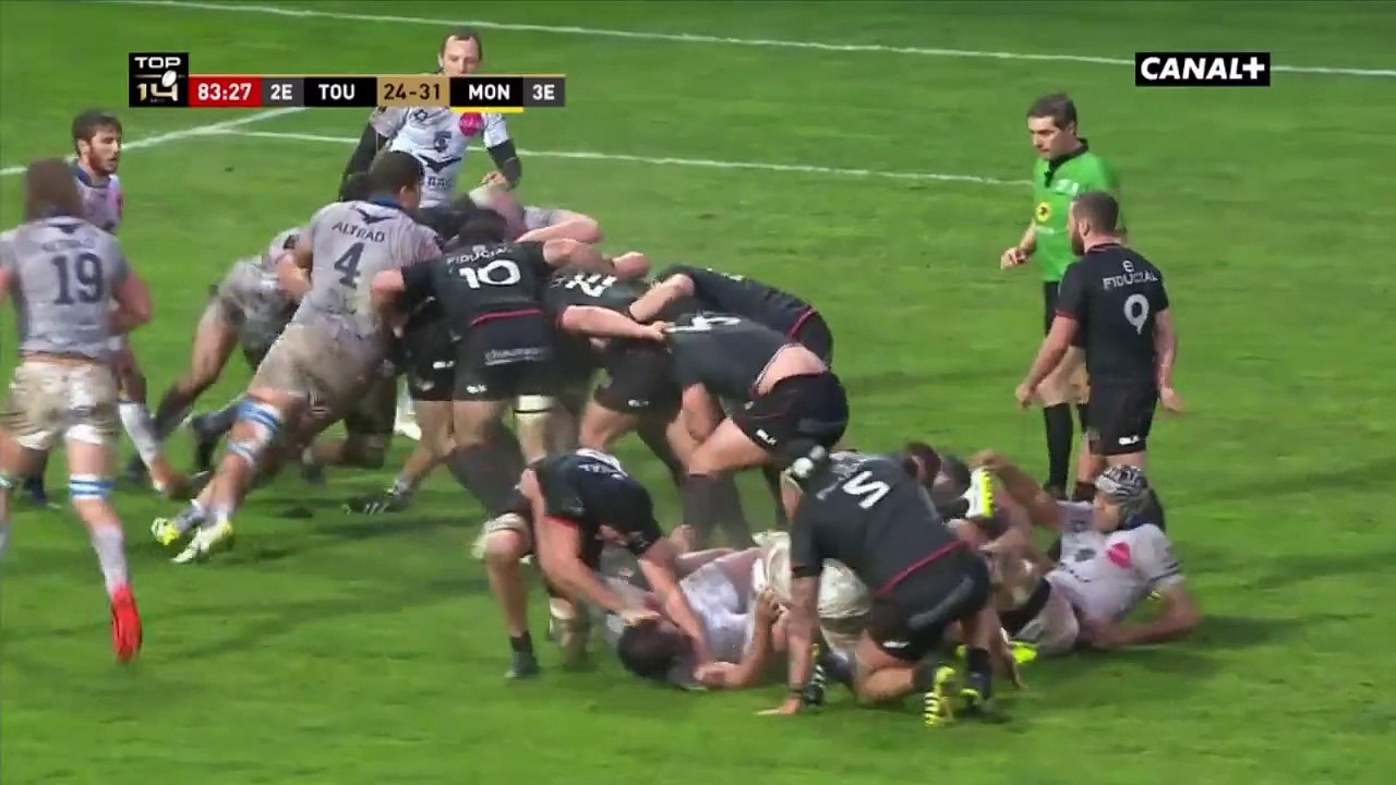 Rugby : Julien Marchand joue sans maillot (Toulouse-Montpellier)