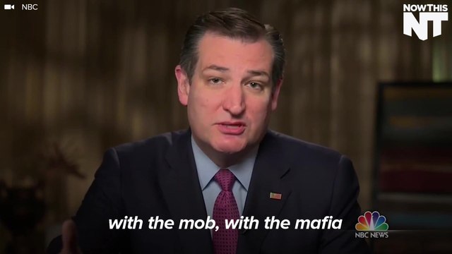 Cruz Suggests Donald Trump Might Have Mob Connections