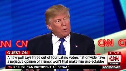 Trump Pushed back at Maria Celeste  Over Hispanics Votes