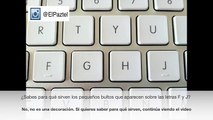 Esta es la razón por la que las letras 'F' y 'J' tienen un relieve en los teclados