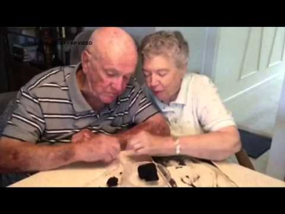Florida couple enjoy wedding cake 60 years on