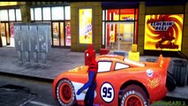 Spiderman, Disney Frozen Elsa, Pixar Cars Lightning Mcqueen & ABC SONG Nursery Rhymes