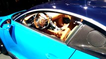 Interior del Bugatti Chiron en el Salón de Ginebra 2016