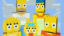 Minecraft Xbox/Playstation - SIMPSONS IN MINECRAFT - NEW SKIN PACK
