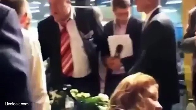 Woman sprays BREAST MILK over her colleagues when they ignore her request