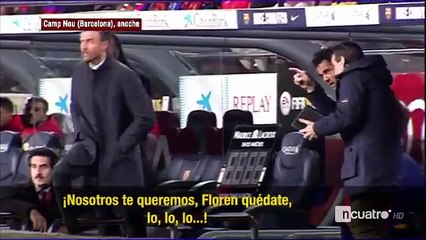 El cántico ‘de moda’ de la afición del Barcelona_ “¡Nosotros te queremos, Floren, quédate!”