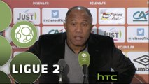 Conférence de presse RC Lens - Evian TG FC (1-0) : Antoine  KOMBOUARE (RCL) - Romain REVELLI (EVIAN) - 2015/2016