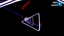 Drone Soars Through Light Course
