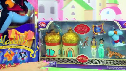 Aladdin Jasmine Castle Playset & Fashion Genie Toy Review. DisneyToysFan