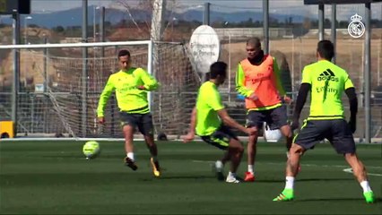 Odegaard, Casemiro and James goals in training