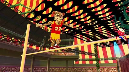 Finger Family Rhymes Circus Animals Cartoons for Children | Finger Family Children Nursery