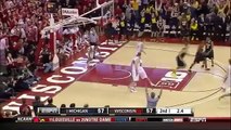 Ben Brust Buzzer Beater 3 To Send Michigan vs. Wisconsin Into OT