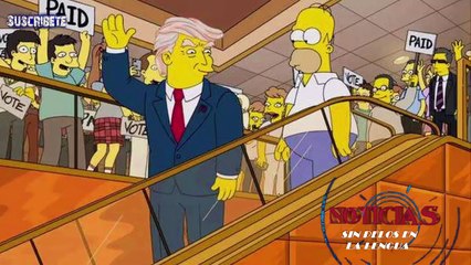 Los Simpsons se burlan de Donald Trump