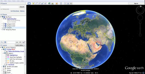 How to add place marks on Google earth (Kurdish)