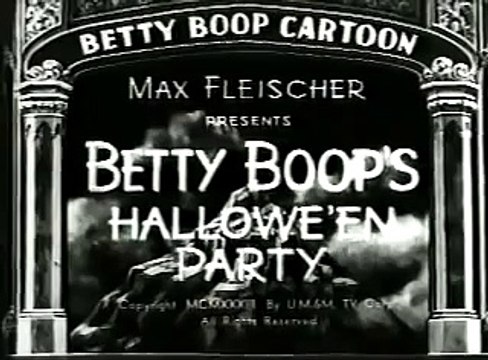 Betty Boop # 22 Betty Boops Halloween Party (1933) Cartoon