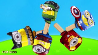 MINIONS Superheroes Ice Cream Finger Family | Nursery Rhyme Song FOR KIDS