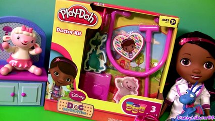 Play Doh Doc McStuffins Doctor Kit Playset Lambie Stuffy Play Dough Doctora Juguetes