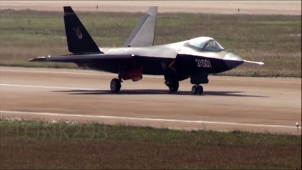 Chinese Stealth Fighter J-31 歼-31 鹘鹰  Air Show,(2014