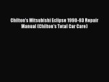 [PDF] Chilton's Mitsubishi Eclipse 1990-93 Repair Manual (Chilton's Total Car Care) Read Online