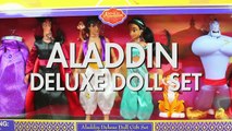 Aladdin Deluxe Doll Set from the Disney Store Toy Review. DisneyToysFan.
