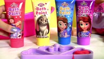 Little Mommy Bubbly Bathtime Color Changing Baby Doll Disney Princess Sofia the First Bath Paint
