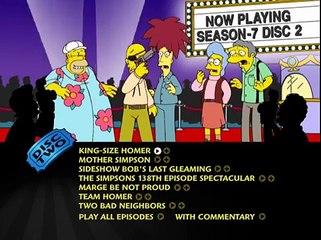 Simpsons 7 Season DVD Menu (Disc 2)