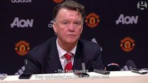 Louis van Gaal emotional after Manchester United beat Arsenal