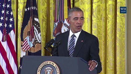President Obama presents the Medal of Honor at White House