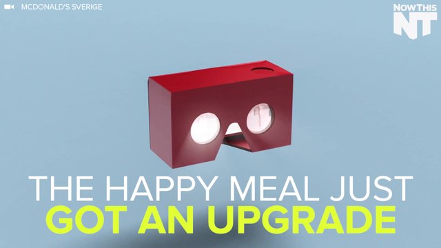 Happy Meals Are Being Transformed Into Virtual Reality Goggles