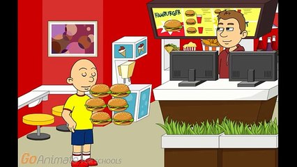Caillou Eats Too Much McDonalds And Gets Grounded