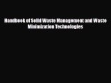 [Download] Handbook of Solid Waste Management and Waste Minimization Technologies [Download]