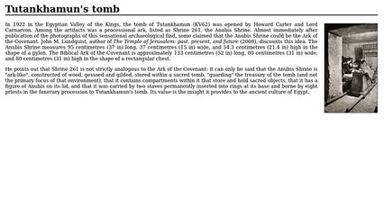 Tutankhamuns tomb Ark of the Covenant 1 (1024p FULL HD)