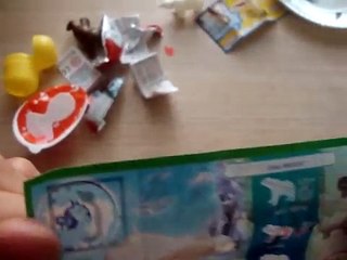 Download Video: 2 Kinder Surprise Maxi Eggs Unboxing Christmas Toys Kinder Santa Disney Pixar Cars McQueen