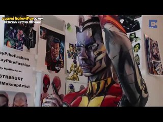 Vücut Makyajında Zirve Yapan Hatun