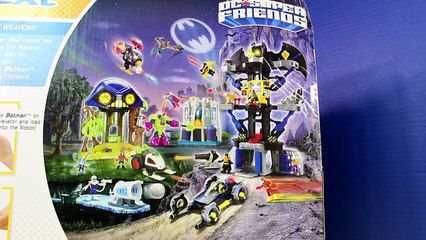 Imaginext Robo Batcave Playset With Batman Batbot Superman And Green Lantern Robot