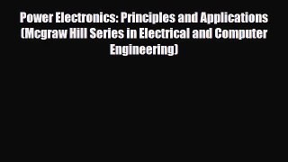[PDF] Power Electronics: Principles and Applications (Mcgraw Hill Series in Electrical and