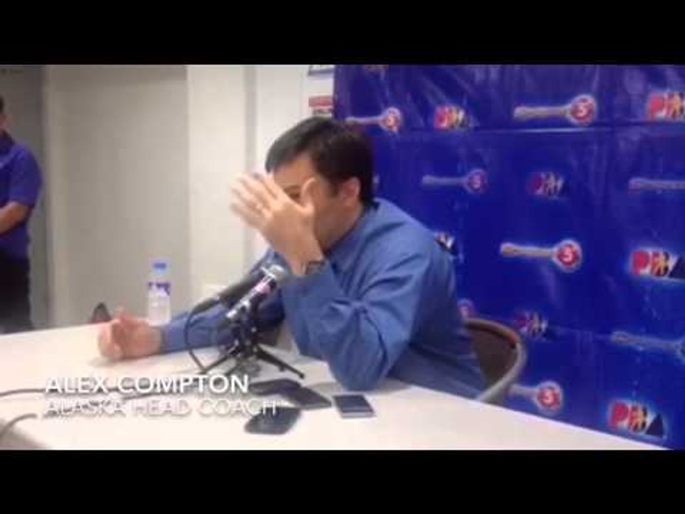 Post-game interview with Alaska coach Alex Compton after win over Meralco