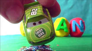 Jackson Play Doh Name Surprise Egg Disney Cars, Hot Wheels, Thomas, minions, trash pack
