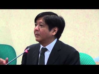 Peace council report shows need to amend draft BBL--Senator Marcos