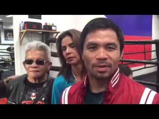 Pacquiao thanks the Inquirer