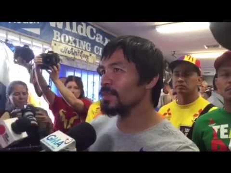 Pacquiao sings newest single 'Lalaban ako para sa Filipino'