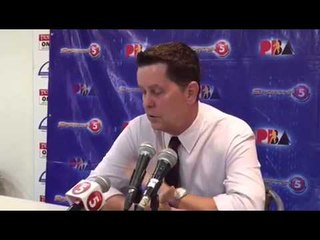Post-game interview with Purefoods coach Tim Cone after semis win