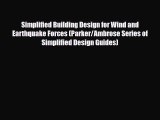 PDF Simplified Building Design for Wind and Earthquake Forces (Parker/Ambrose Series of Simplified